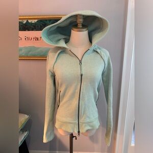 Mint Green Lululemon Zip-Up Hoodie